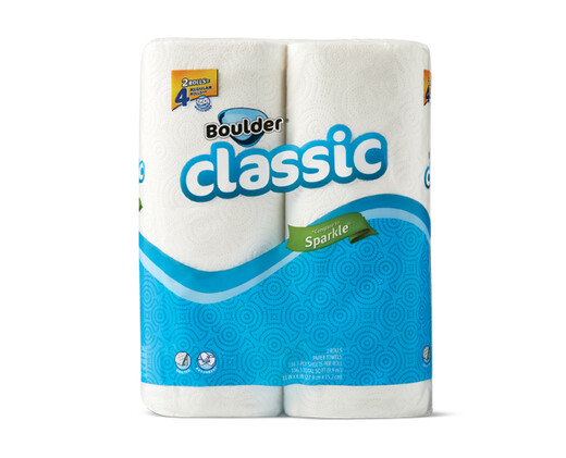 Boulder 2 Roll White Paper Towel