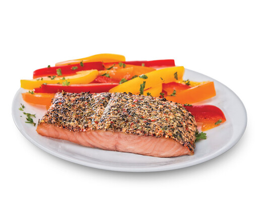 Fresh Atlantic Salmon with Mediterranean Herb View 2