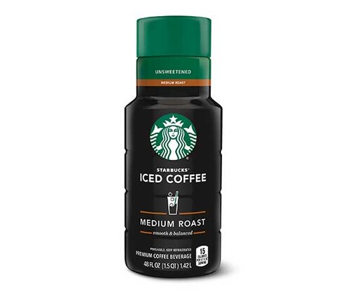 Starbucks Unsweetened Medium Roast Iced Coffee