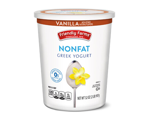 Friendly Farms Vanilla Nonfat Greek Yogurt
