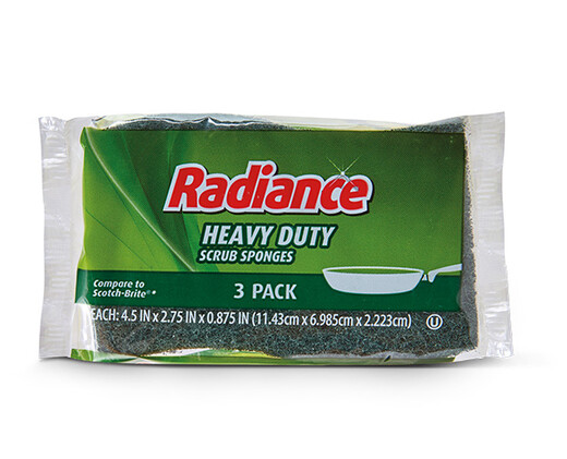 Radiance Heavy Duty Scrub Sponges 3-Pack