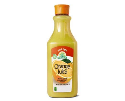 Nature's Nectar Not From Concentrate Orange Juice No Pulp