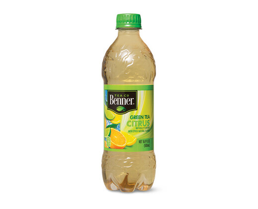 Benner Green Tea with Citrus Bottle
