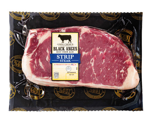 Black Angus Strip Steak View 1