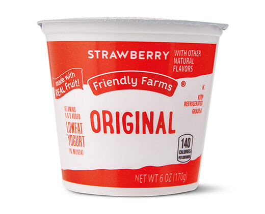 Friendly Farms Lowfat Strawberry Yogurt