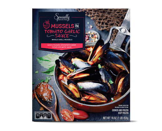 Specially Selected Tomato Garlic Sauce Mussels