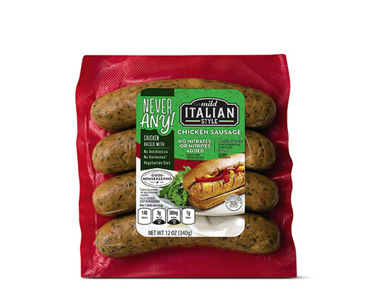 Never Any! Mild Italian Chicken Sausage