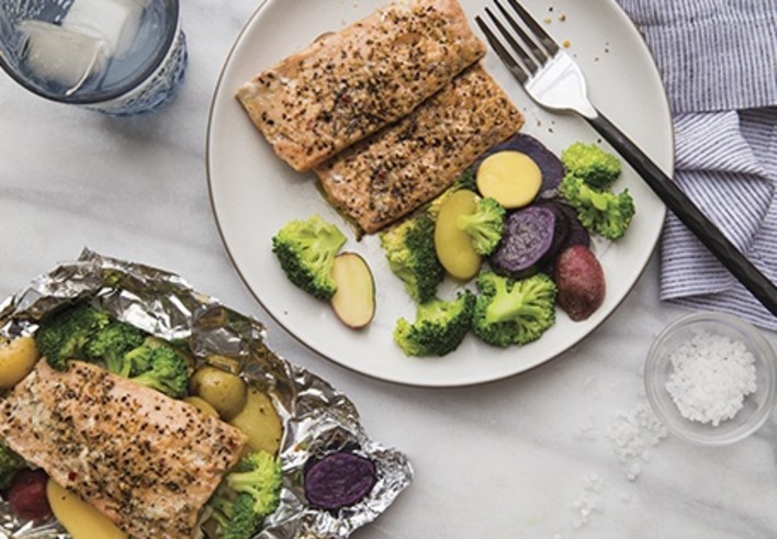 Healthy Salmon Foil Packets