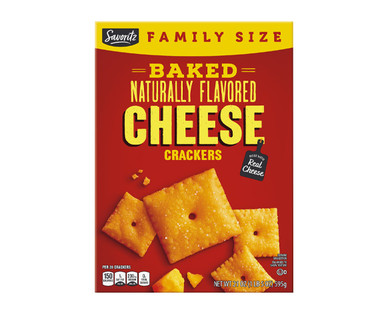 Savoritz Family Size Cheese Crackers | ALDI US