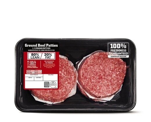 80% Lean Ground Beef Patties