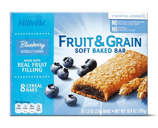 Millville Blueberry Fruit &amp; Grain Bars