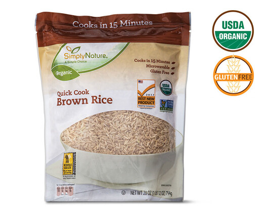 Simply Nature Organic Quick Cook Brown Rice