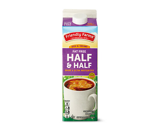 Friendly Farms Fat Free Half &amp; Half