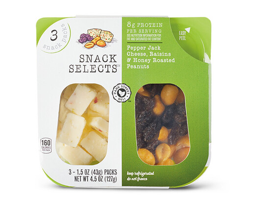 Park Street Deli Snack Selects Pepper Jack Cheese, Raisins &amp; Honey Roasted Peanuts