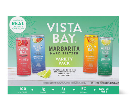 Vista Bay Margarita Hard Seltzer Variety Pack