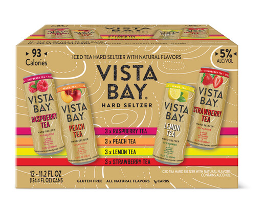 Vista Bay Hard Seltzer Iced Tea Variety Pack