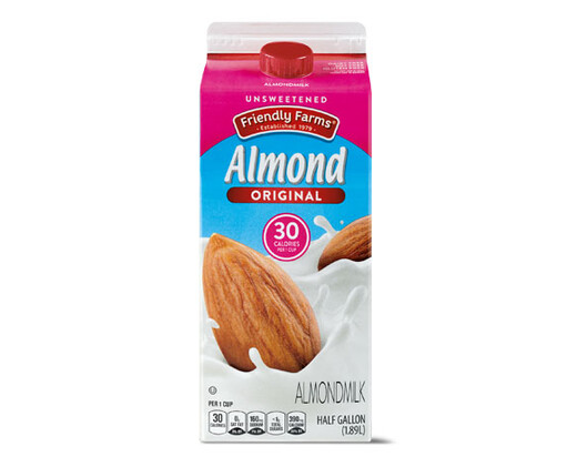 Friendly Farms Unsweetened Original Almondmilk