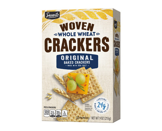 Savoritz Woven Whole Wheat Crackers