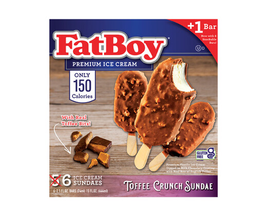 Fatboy Toffee Crunch Sundaes