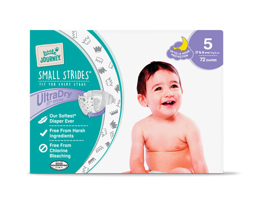 Little Journey Club Pack Diapers Size 5 