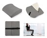 Easy Home Lumbar Cushion Gray In Use
