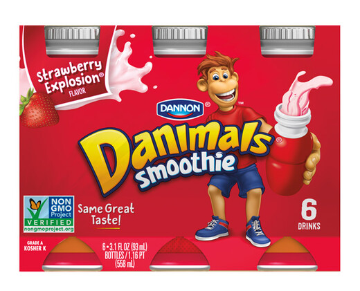 Dannon Strawberry Smoothies