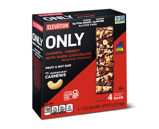 Elevation Cashew, Cherry with Dark Chocolate Fruit &amp; Nut Bar