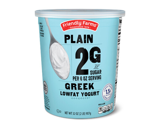 Friendly Farms Plain Low Sugar Greek Yogurt