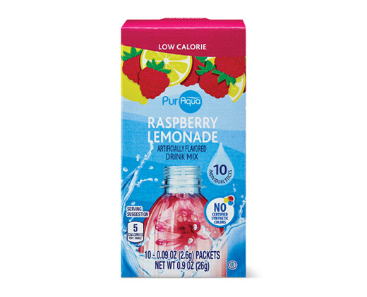 PurAqua Single Serve Raspberry Lemonade Drink Mix