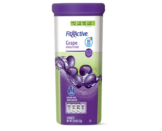 Fit and Active Grape Drink Mix