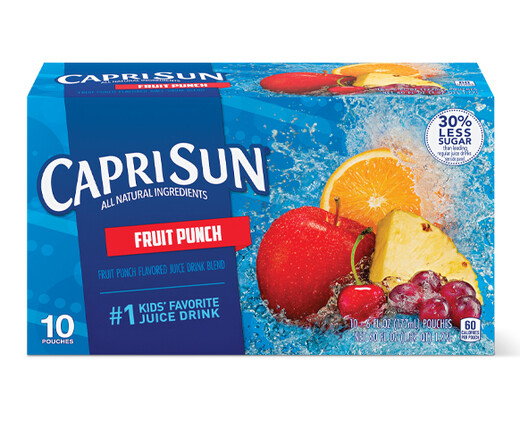 Capri Sun Fruit Punch Juice Pouches