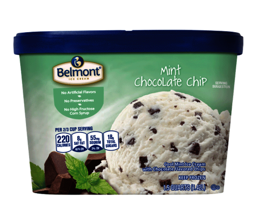 Belmont Mint Chocolate Chip Ice Cream
