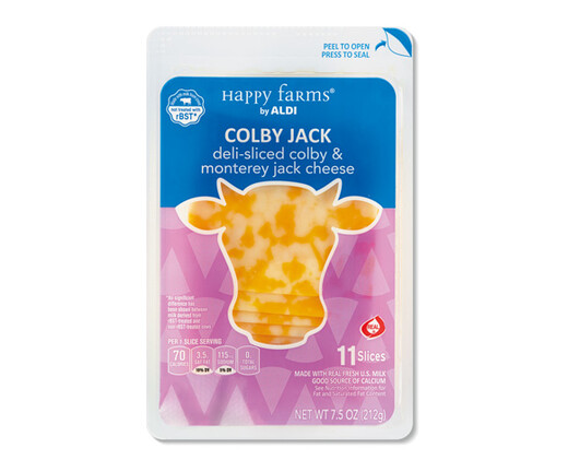 Happy Farms Deli-Sliced Colby Jack Cheese