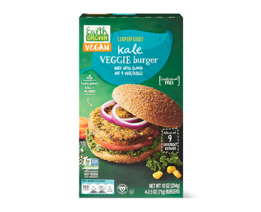 Earth Grown Kale Veggie Burger