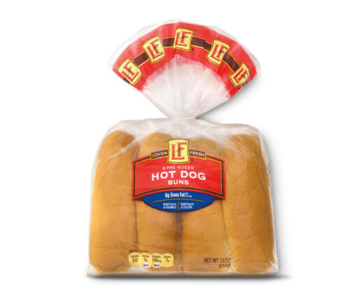 L'oven Fresh Hot Dog Buns
