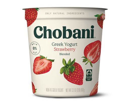Chobani Strawberry Nonfat Greek Yogurt