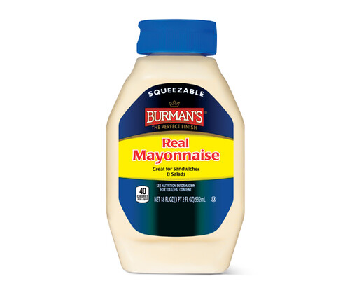 Burman's Squeezable Real Mayonnaise