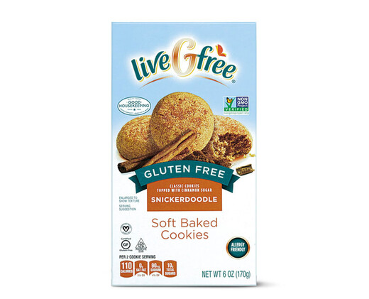 liveGfree gluten free snickerdoodle soft baked cookies