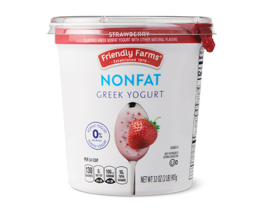 Friendly Farms Strawberry Nonfat Greek Yogurt