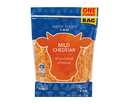 Happy Farms Mild Cheddar Shredded Cheese