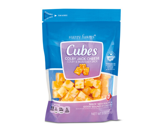Happy Farms Colby Jack Cheese Cubes