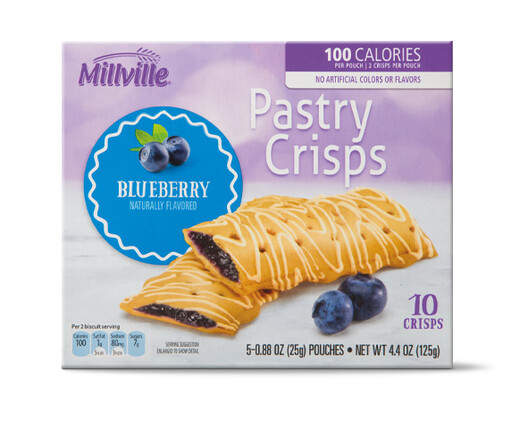 Millville Pastry Crisps - Blueberry