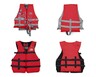 Fluid Life Vest Red/Gray and Red/Black
