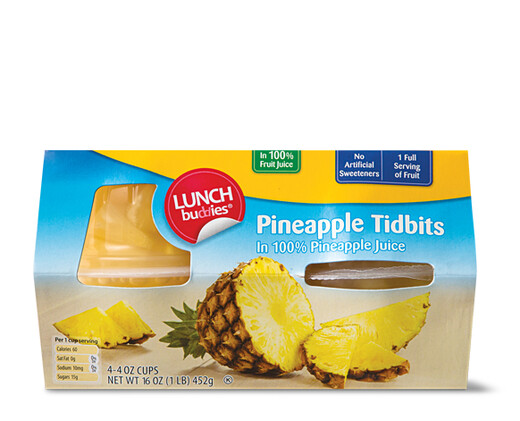 Lunch Buddies Fruit Cups Pineapple