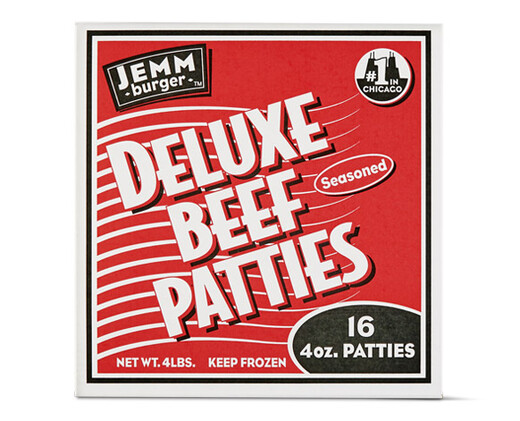 Jemm Burger Deluxe Beef Patties