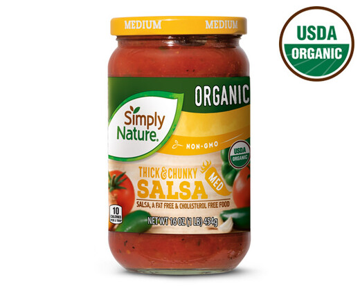 Simply Nature Organic Thick &amp; Chunky Medium Salsa