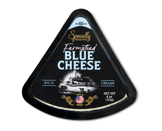 Specially Selected Farmstead Blue Cheese Wedge