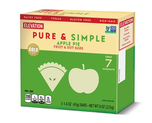 Elevation Apple Pie Pure &amp; Simple Bars