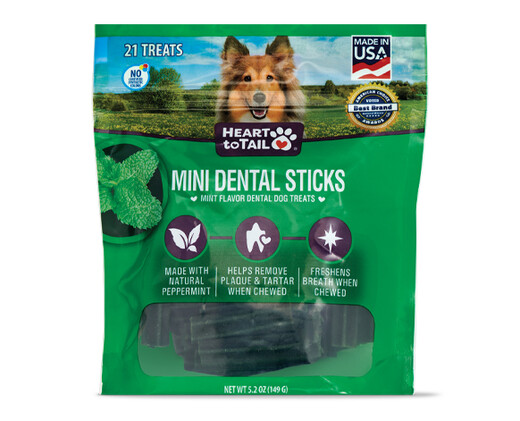 Heart to Tail Mini Dental Sticks