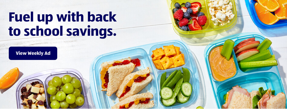 Fuel up with back to school savings. View Weekly Ad.
